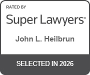 Rated by Super Lawyers | John L. Heilbrum | Selected in 2026